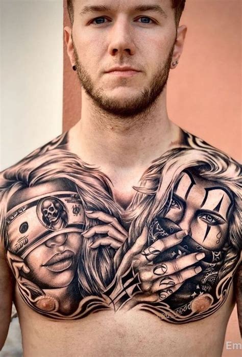 150 Tatuagens no Peito para Homens (Ideias, Desenhos, Dicas)